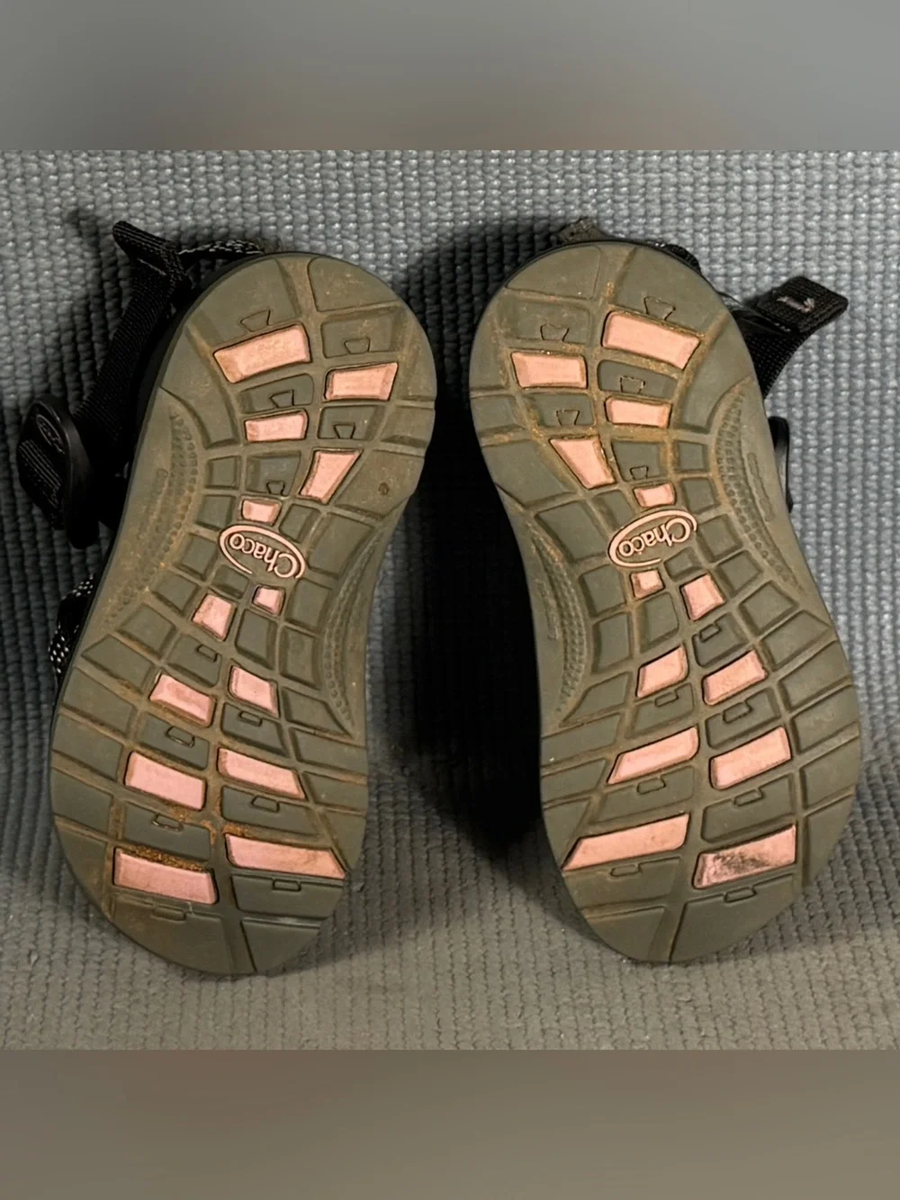 Chaco Kid’s ZX/1 EcoTread Sandals Black/White Size 10C